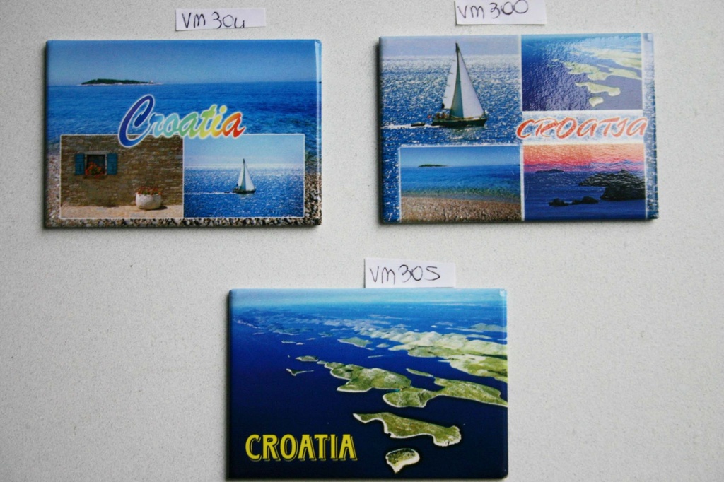 CARTOLINA MAGNETE CROAZIA MULTI 