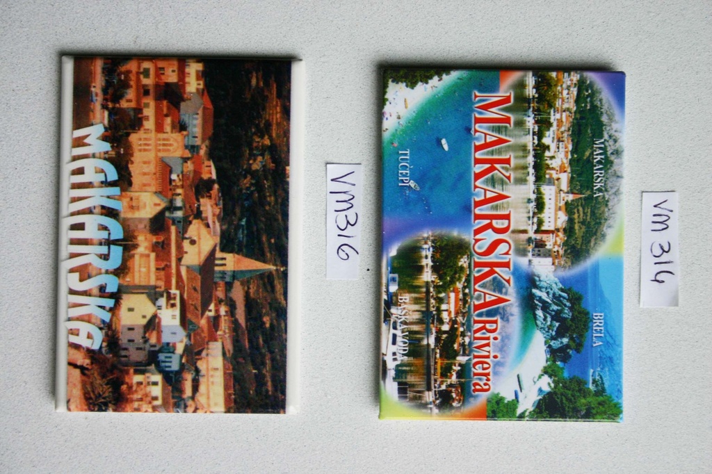 CARTOLINA MAGNETE MAKASKA RIVIERA 