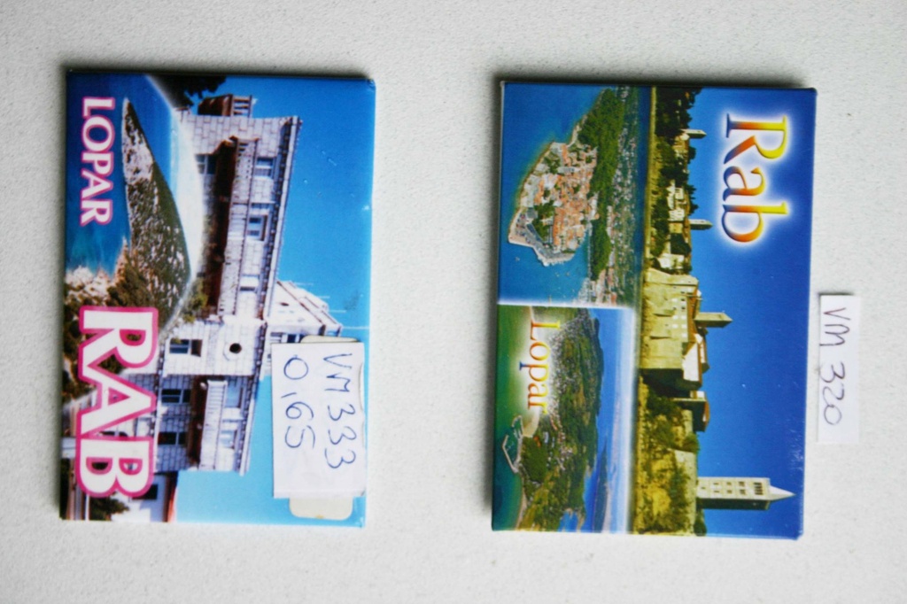 MAGNETE CARTOLINA C/BOTT SABBIA 9*4 CM CAORLE 