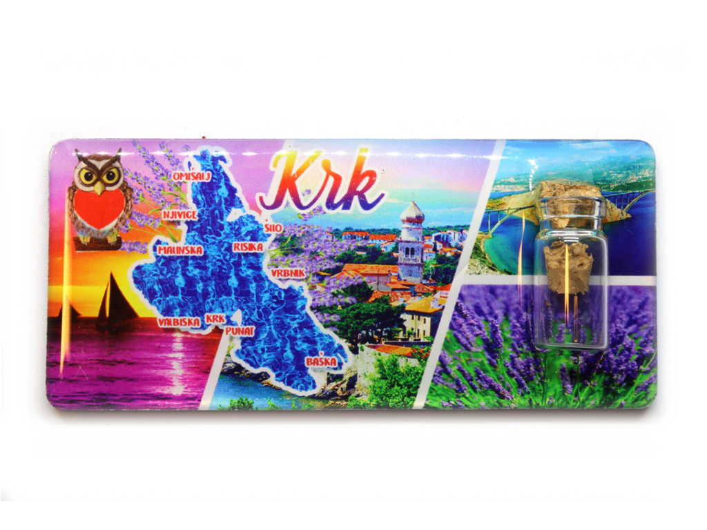 MAGNET S BOČICOM  KRK  