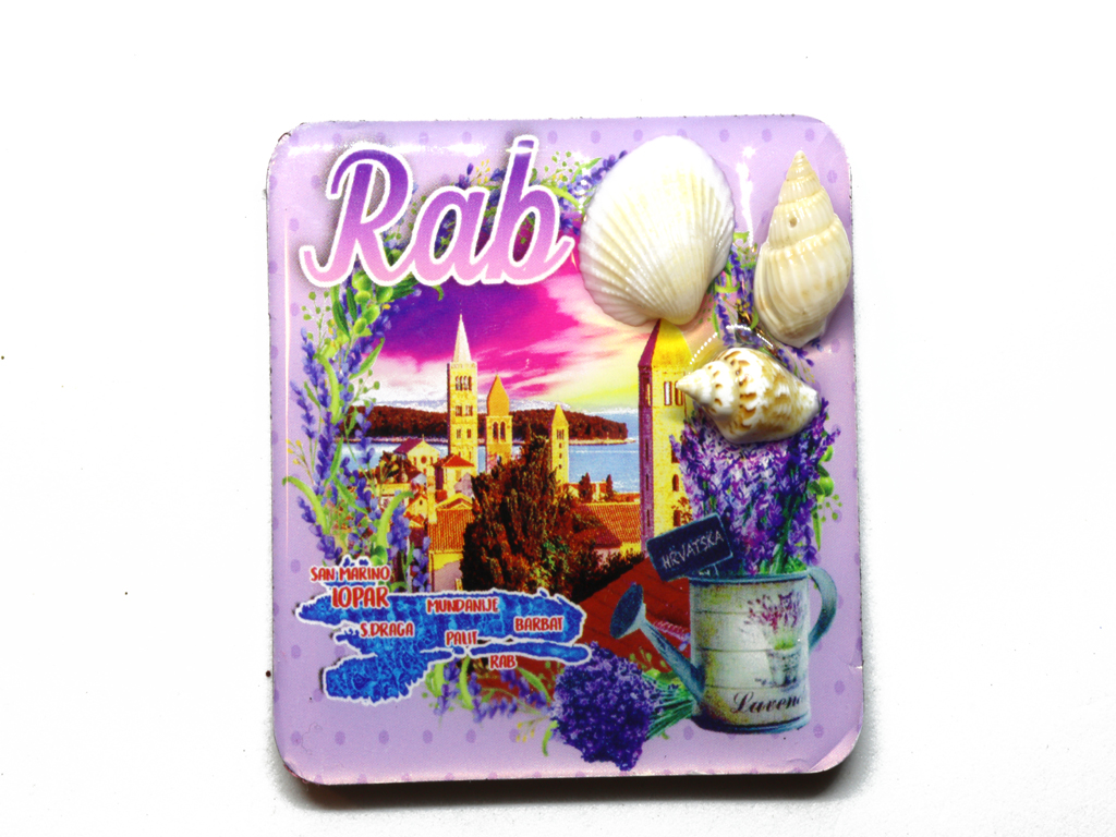 MAGNETE EPOXY QUADRATO RAB C/CONCH 