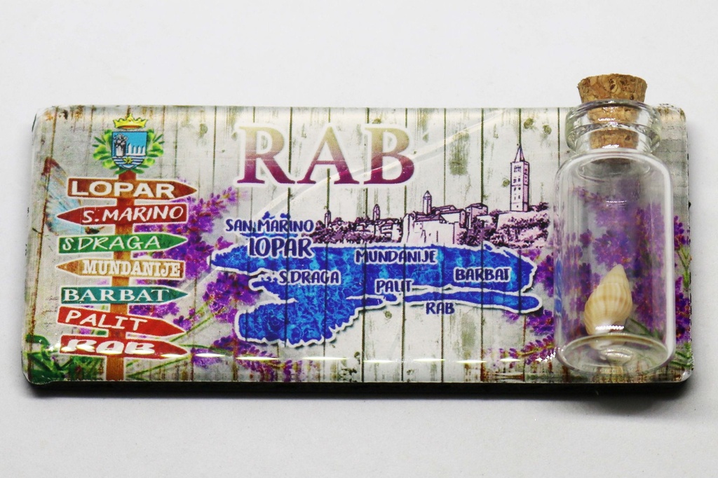 MAGNET S BOČICOM  RAB 