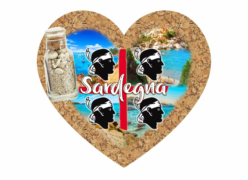 MAGNETE EPOXY CUORE SARDEGNA 