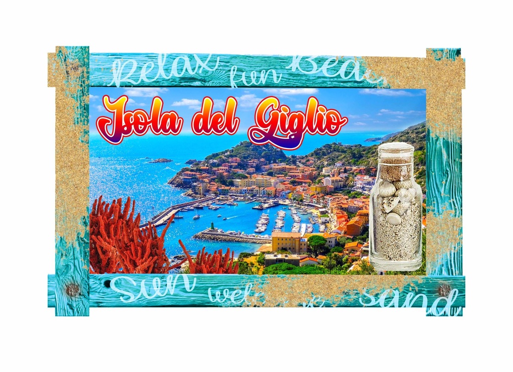 MAGNETE EPOXY ISOLA DEL GIGLIO CORNICE 