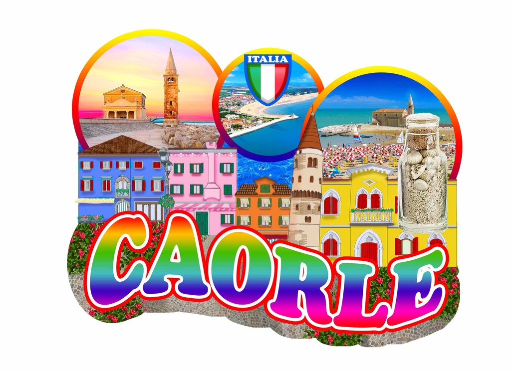 MAGNETE EPOXY BANDIERA CAORLE 3 FOTO 