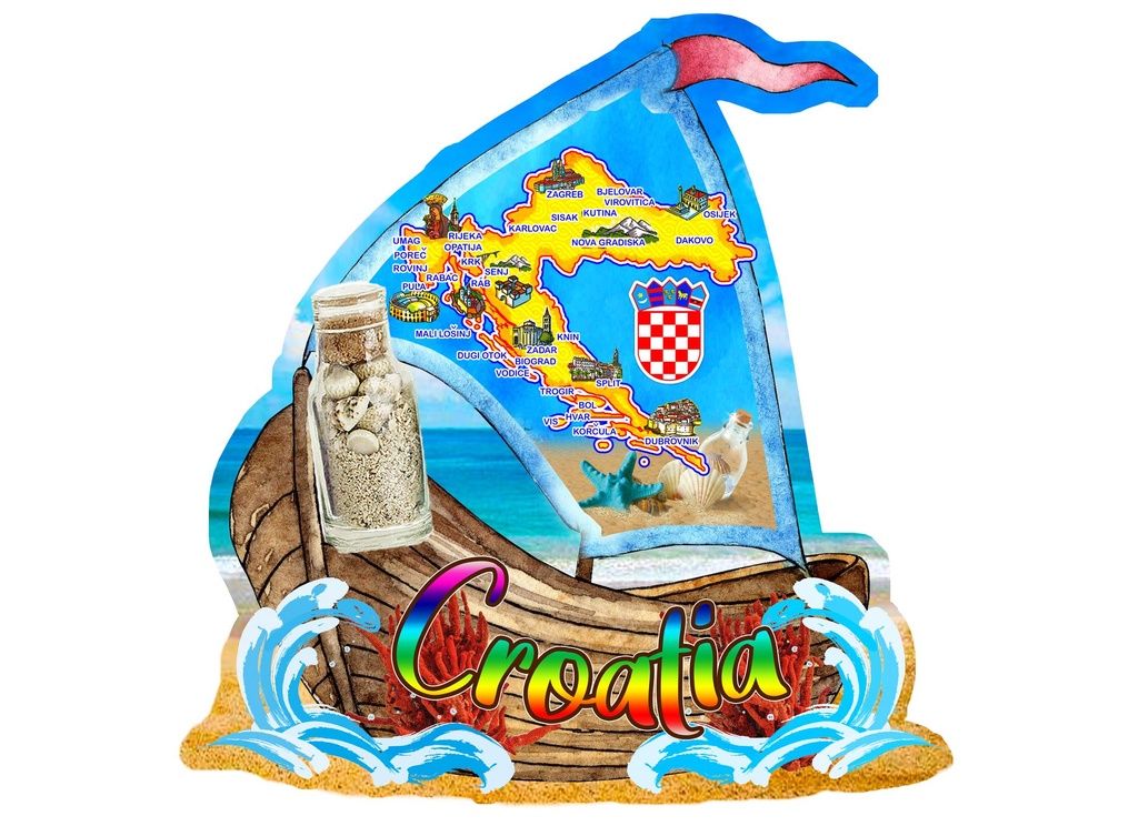 MAGNET S BOČICOM CROATIA