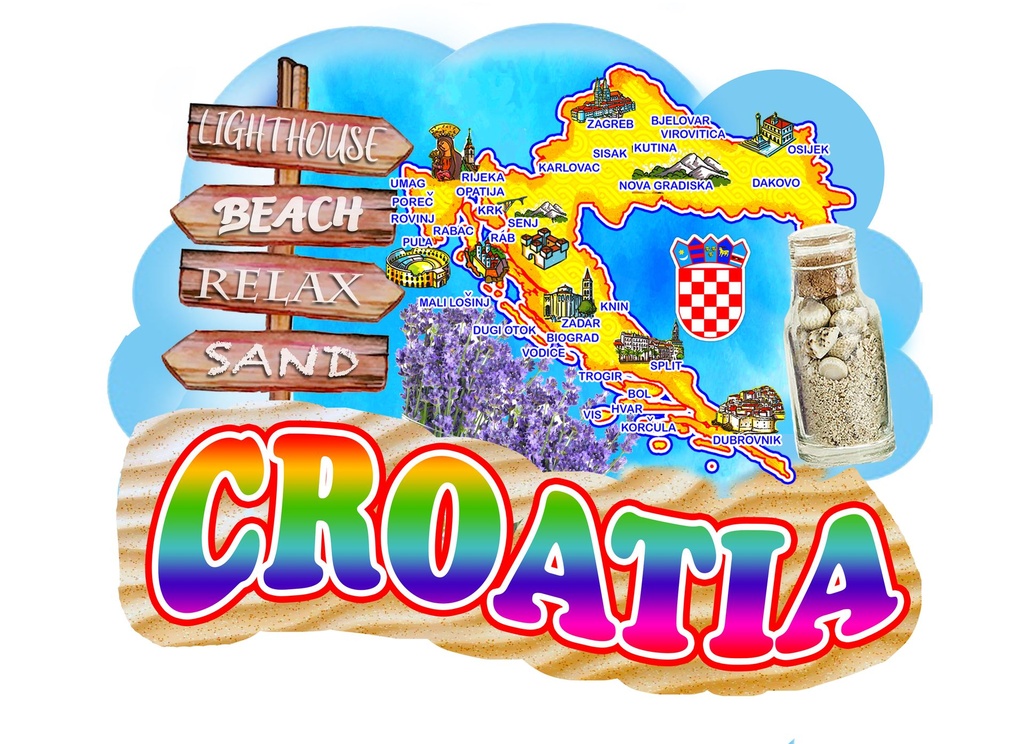 MAGNET S BOČICOM CROATIA