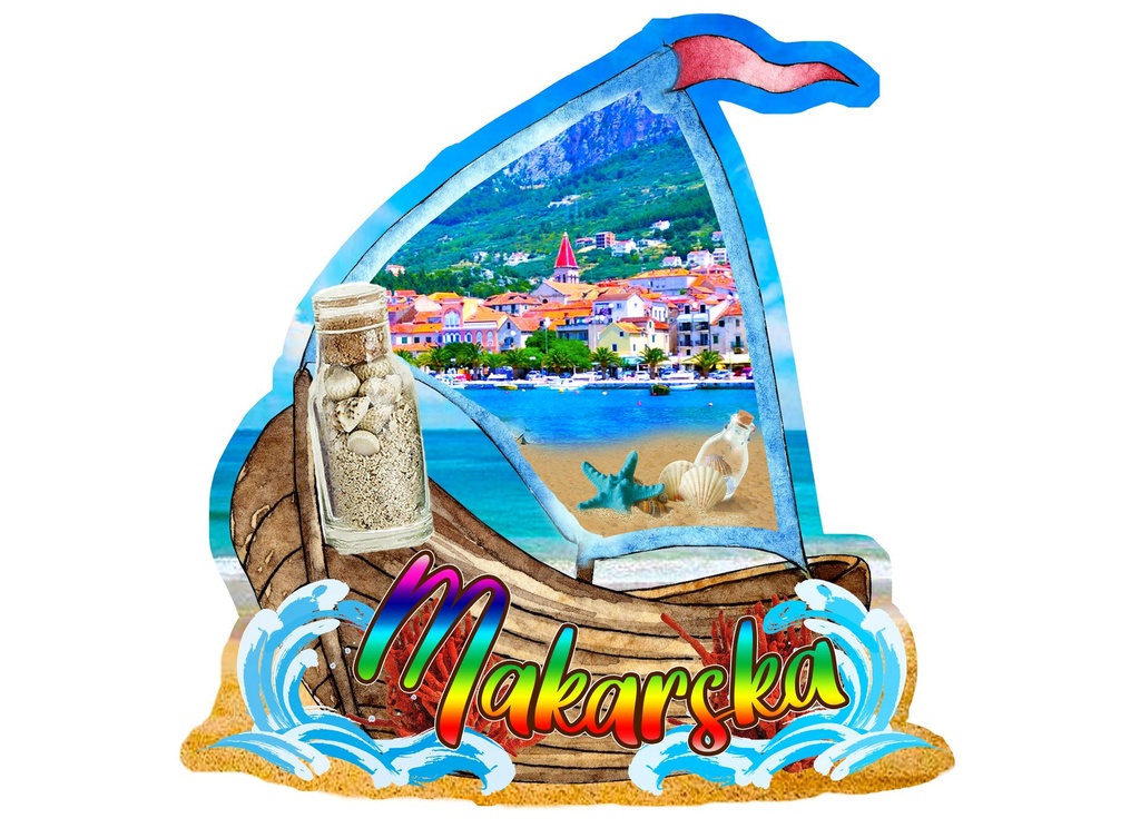 MAGNET S BOČICOM MAKARSKA