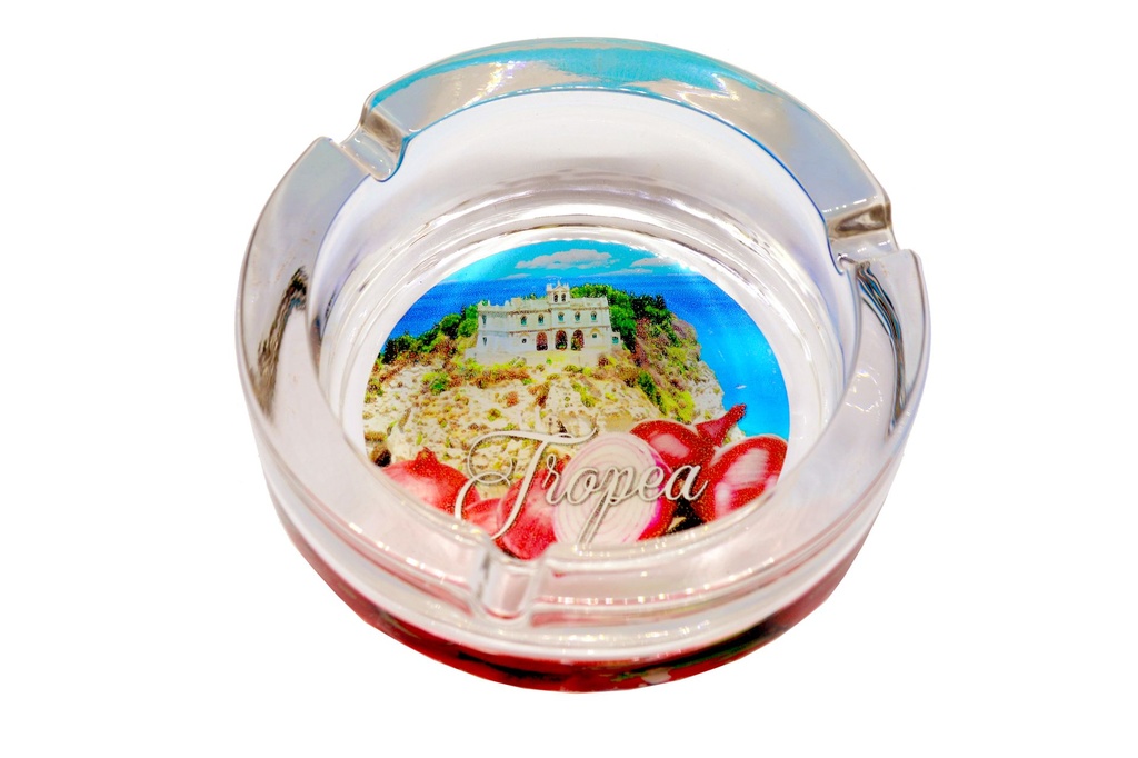 PERSONALIZIRANA STAKLENA PEPELJARA DIAM 10 CM 