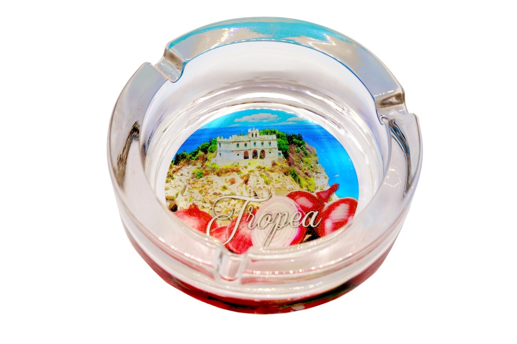 PERSONALIZIRANA STAKLENA PEPELJARA DIAM 10 CM 