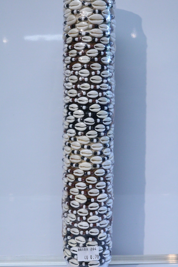 BRACCIALE COCCO E CONCHIGLIA SU TUBO