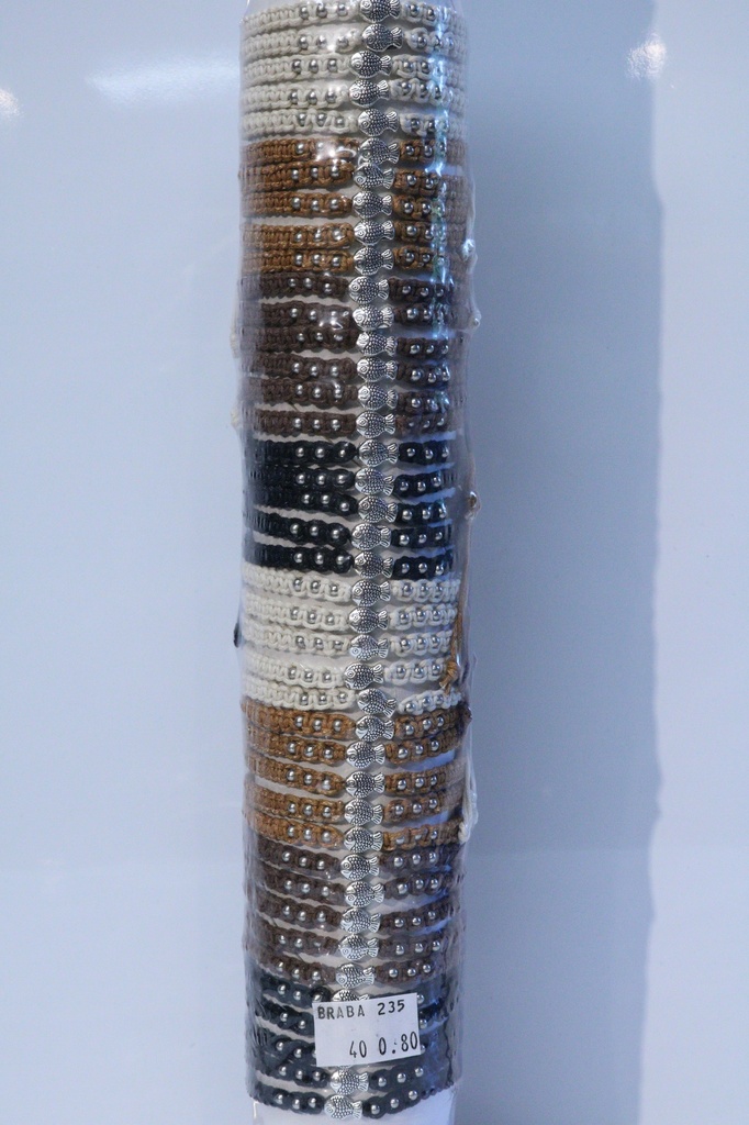 BRACCIALE CORDA E METALLO SU TUBO