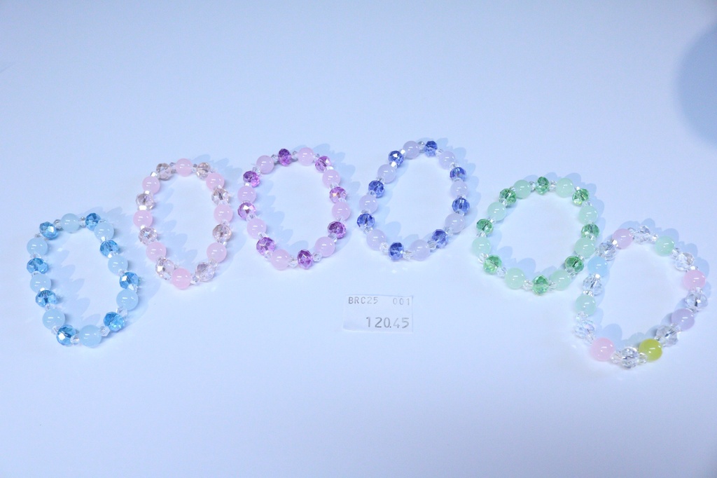 BRACCIALE VETRO COL. ASS.