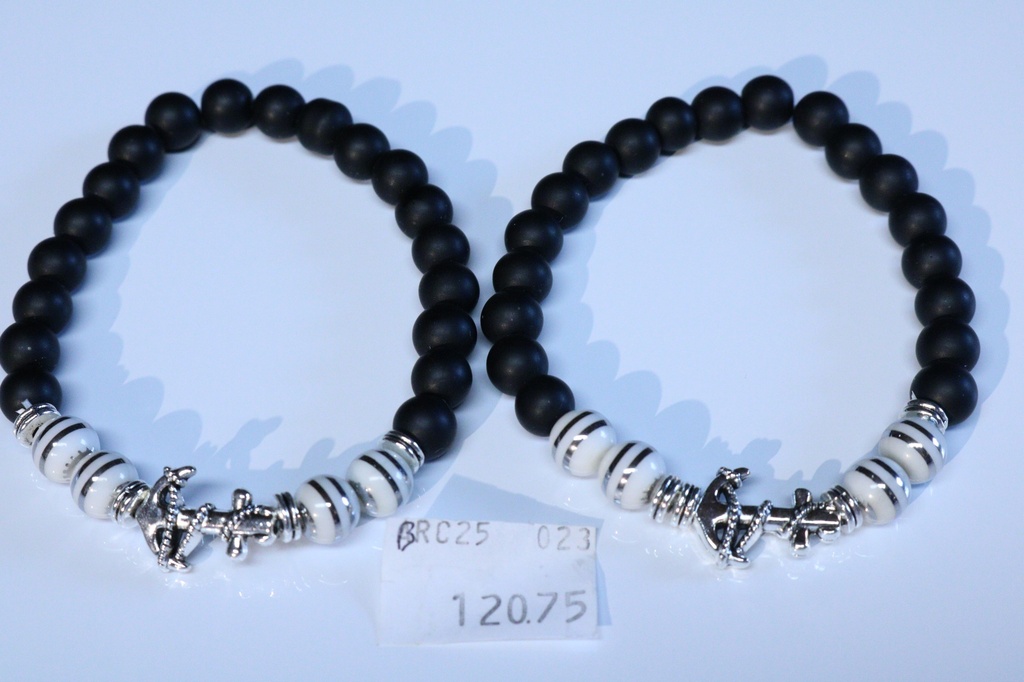 BRACCIALE PIETRA E METALLO