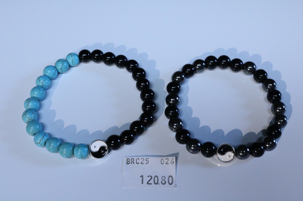 BRACCIALE PIETRA E METALLO