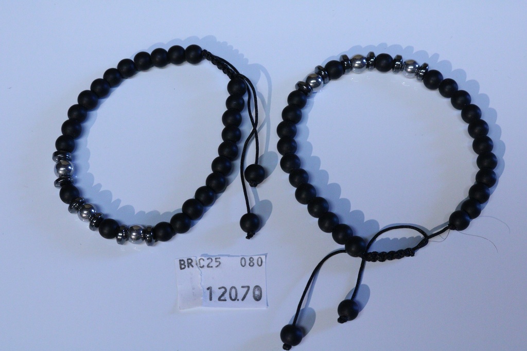 BRACCIALE EMATITE E LAVA STONE