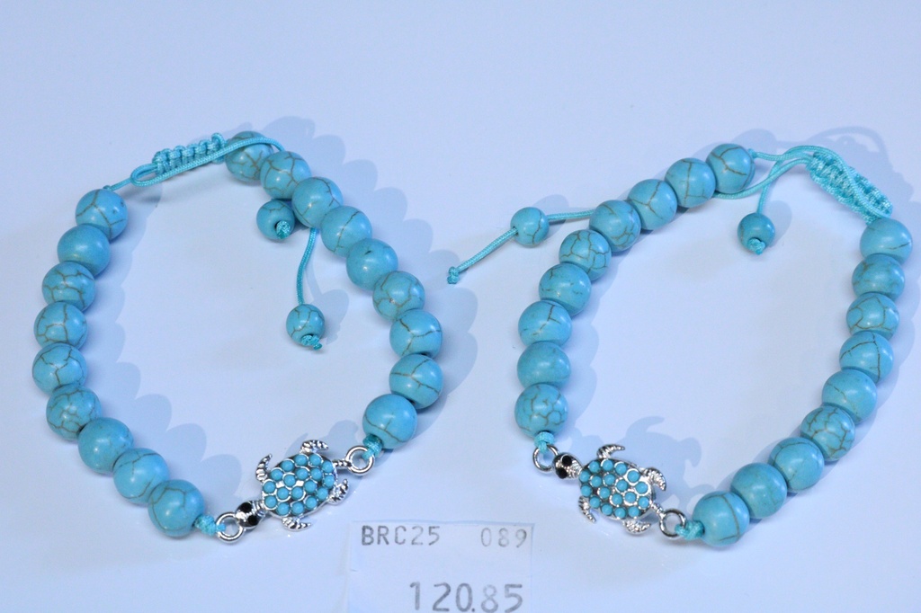 BRACCIALE PIETRA E METALLO