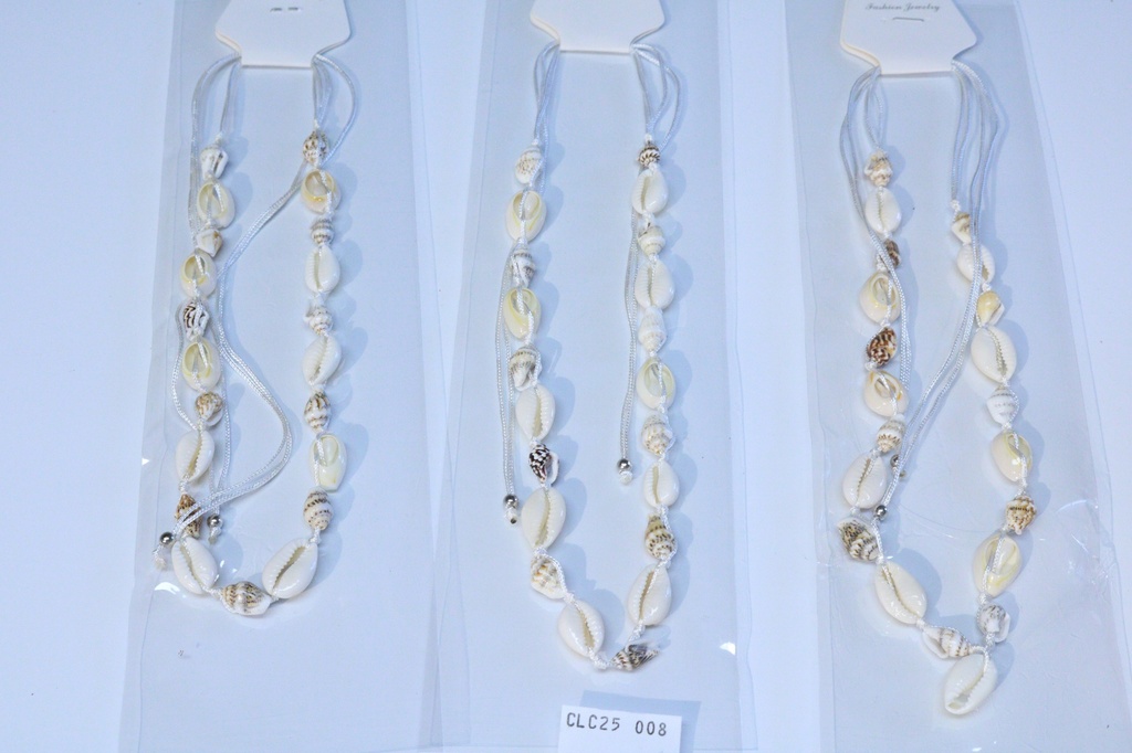 COLLANA CORDA E CONCHIGLIA