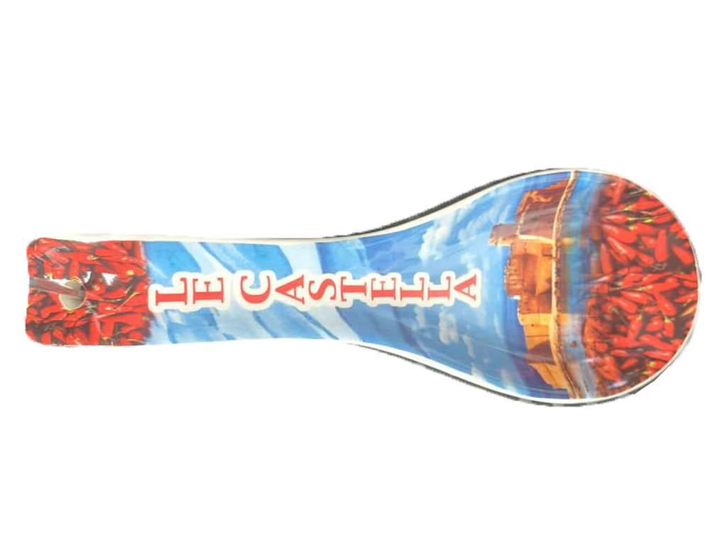 POGGIAMESTOLO CERAMICA 26CM CON DECALCO ISOLA DEL GIGLIO MAPPA E BOX CON FINESTRA (copia)