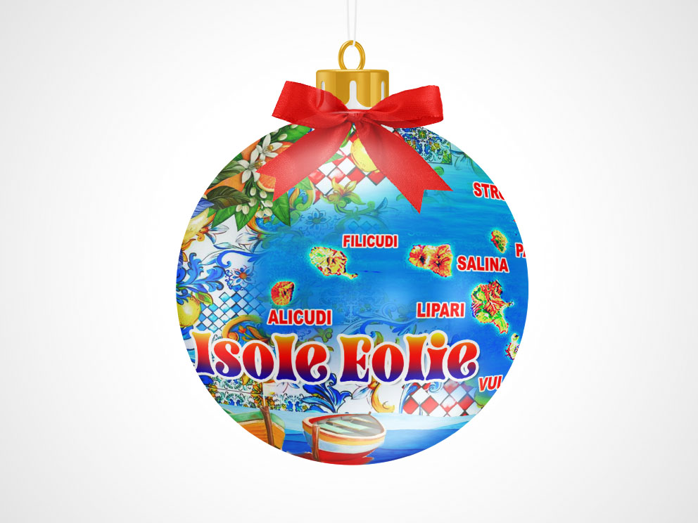 PALLINA DI NATALE IN PLASTICA ISOLA DEL GIGLIO (copia)