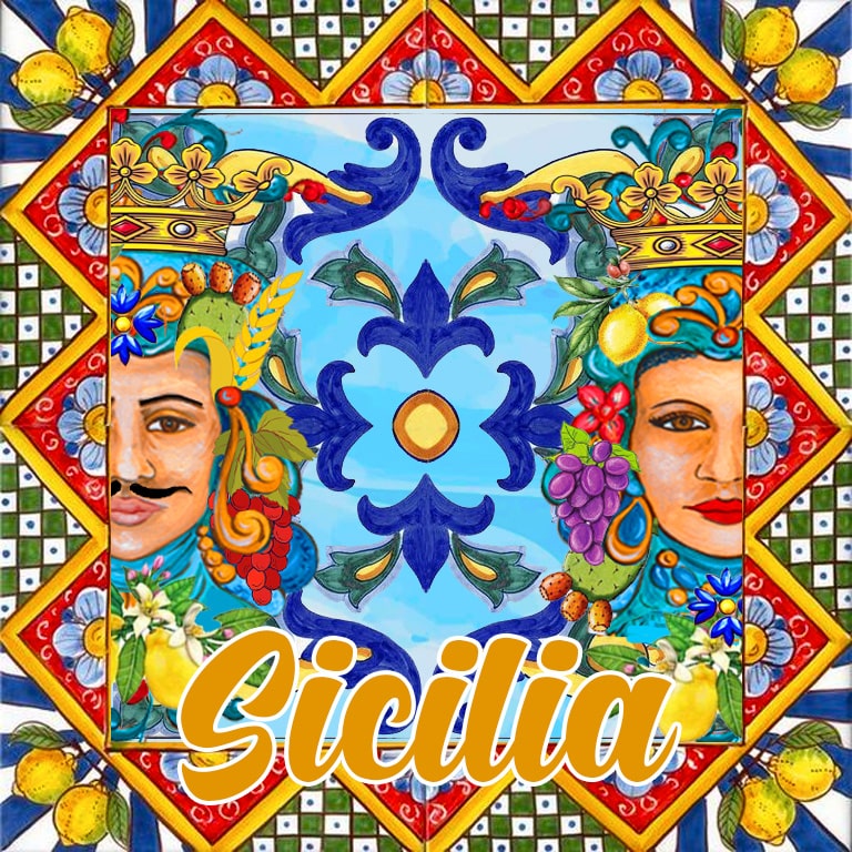 MAGNETE IN MELAMINE SICILIA MAPPA QUADRATO (copia)