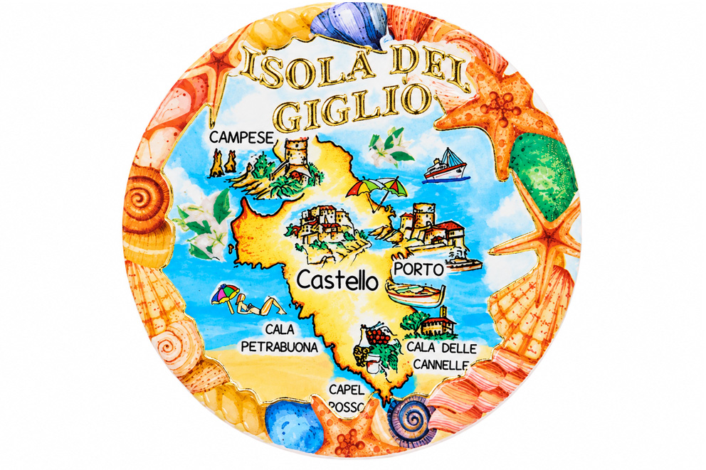 MAGNETE IN MELAMINE IS. D'ELBA 3 API TONDO (copia)