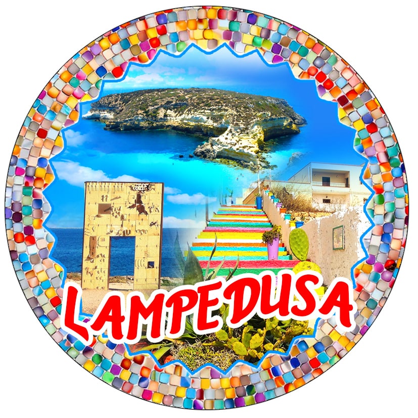 MAGNETE IN MELAMINE LAMPEDUSA TONDO (copia)