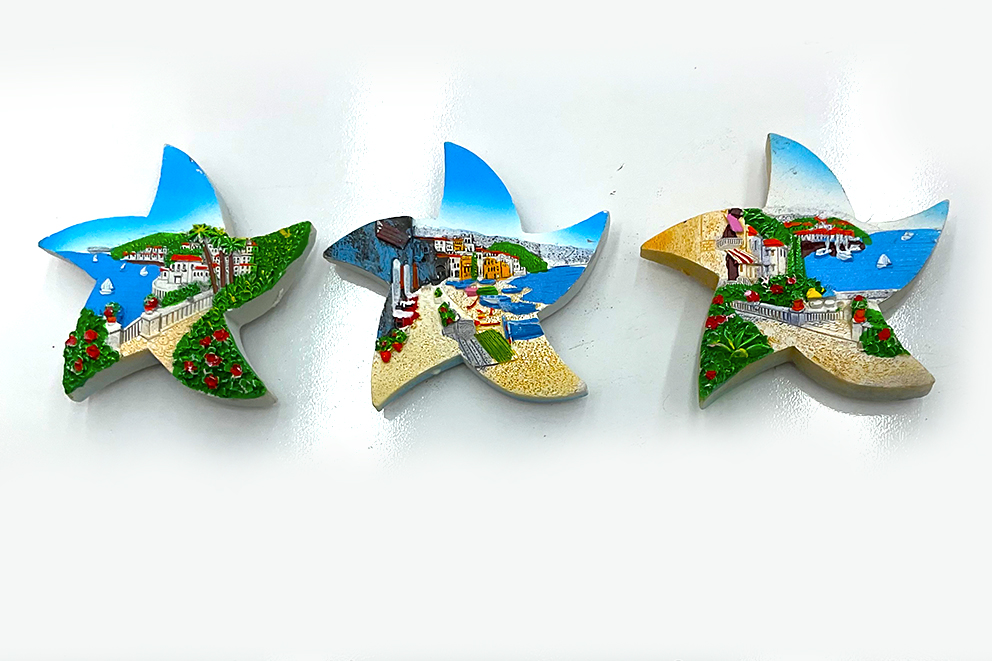 MAGNETE RESINA GIRASOLE c/VEDUTA BARCHE  (copia)