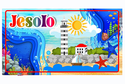 MAGNETE TARGA METALLO 10*5 CM LIGNANO TERRAZZA (copia)