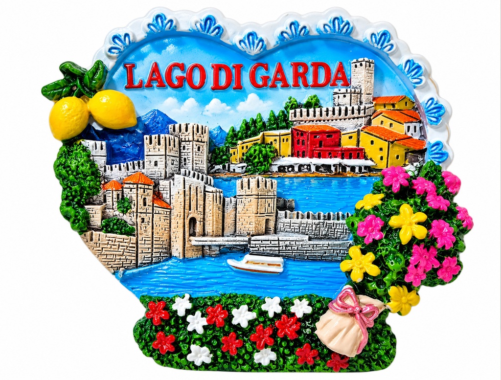 MAGNETE RESINA CUORE LAGO DI GARDA (copia)