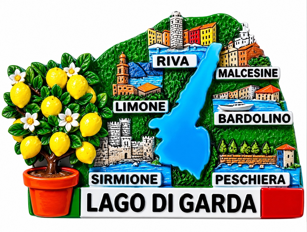 MAGNETE RESINA BARCA LAGO DI GARDA (copia)