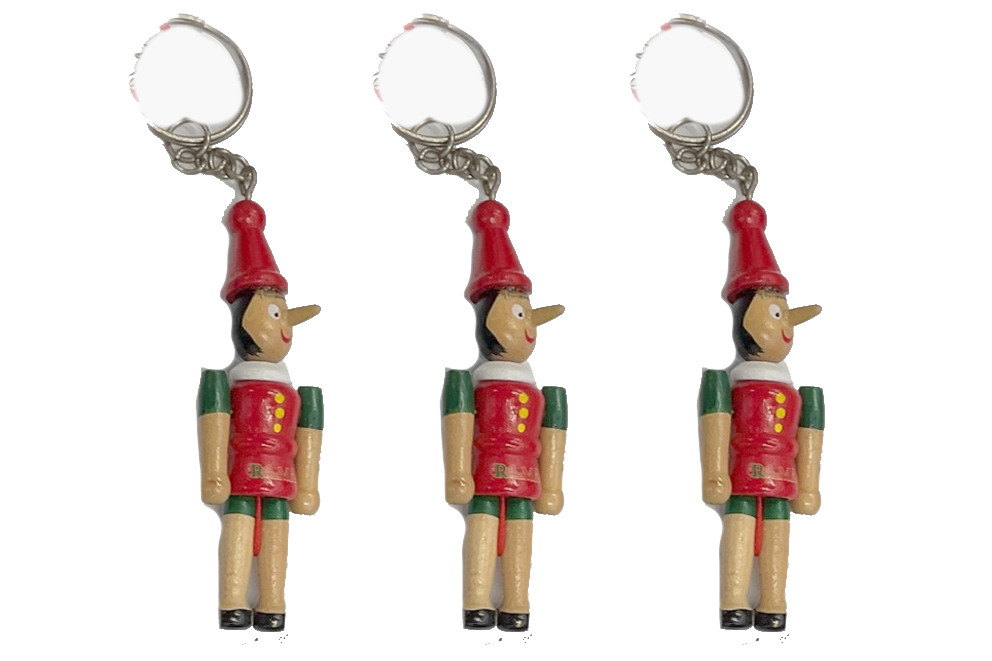 DRVENI PINOCCHIO PRIVJESAK ZA KLJUČEVE